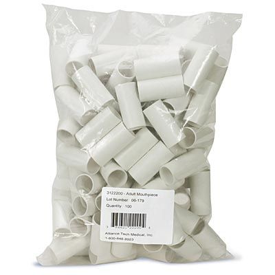 Disposable Adult Mouthpieces for Peak Flow Meters