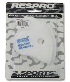 Respro Sportsta Filter X-large Pack of One Size,White,RES1711 